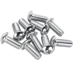 #BHC-8003 3/8-16 X 7/8 Length Chrome Button Head Allen Bolt 10 Pack