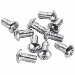 #BHC-8004 5/16-24 X 5/8 Length Chrome Button Head Allen Bolt 10 Pack