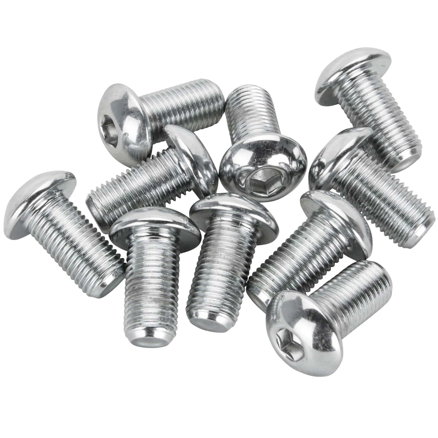 #BHC-819 3/8-24 X 3/4 Length Chrome Button Head Allen Bolt 10 Pack 1 #BHC-819 3/8-24 X 3/4 Length Chrome Button Head Allen Bolt 10 Pack