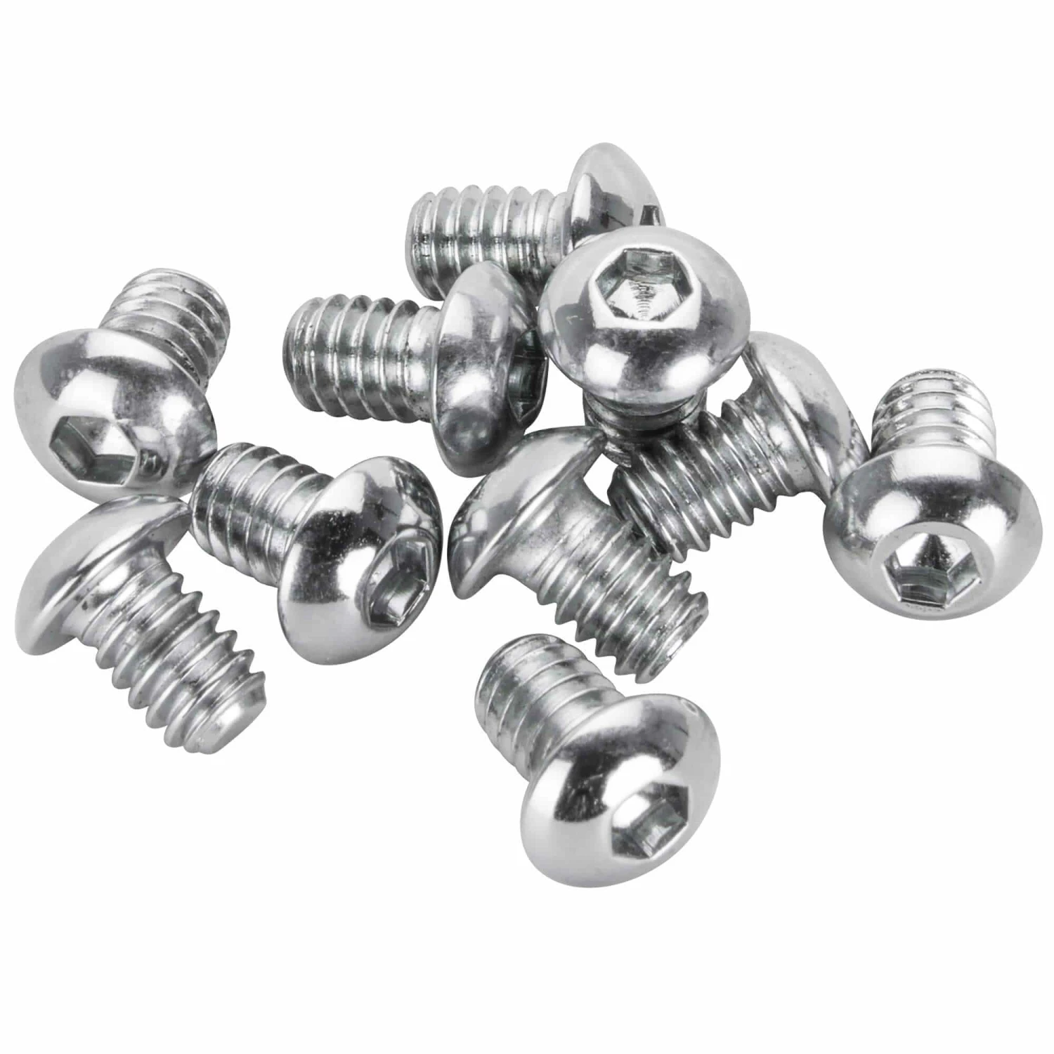 #BHC-827 1/4-20 X 3/8 Length Chrome Button Head Allen Bolt 10 Pack 1 #BHC-827 1/4-20 X 3/8 Length Chrome Button Head Allen Bolt 10 Pack
