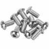 #BHC-828 1/4-20 X 1/2 Length Chrome Button Head Allen Bolt 10 Pack