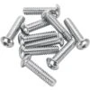#BHC-832 1/4-20 X 1 Length Chrome Button Head Allen Bolt 10 Pack