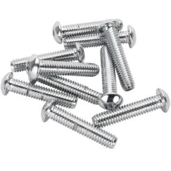 #BHC-845 5/16-18 X 1-1/2 Length Chrome Button Head Allen Bolt 10 Pack