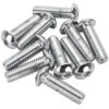 #BHC-851 3/8-16 X 1-1/4 Length Chrome Button Head Allen Bolt 10 Pack