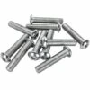 #BHC-896 1/2-20 X 2-1/2 Length Chrome Button Head Allen Bolt 10 Pack