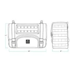 EXFIL-36 Saddlebags - Black -Motor Parts Hub Exfil 36 Biltwell Specs