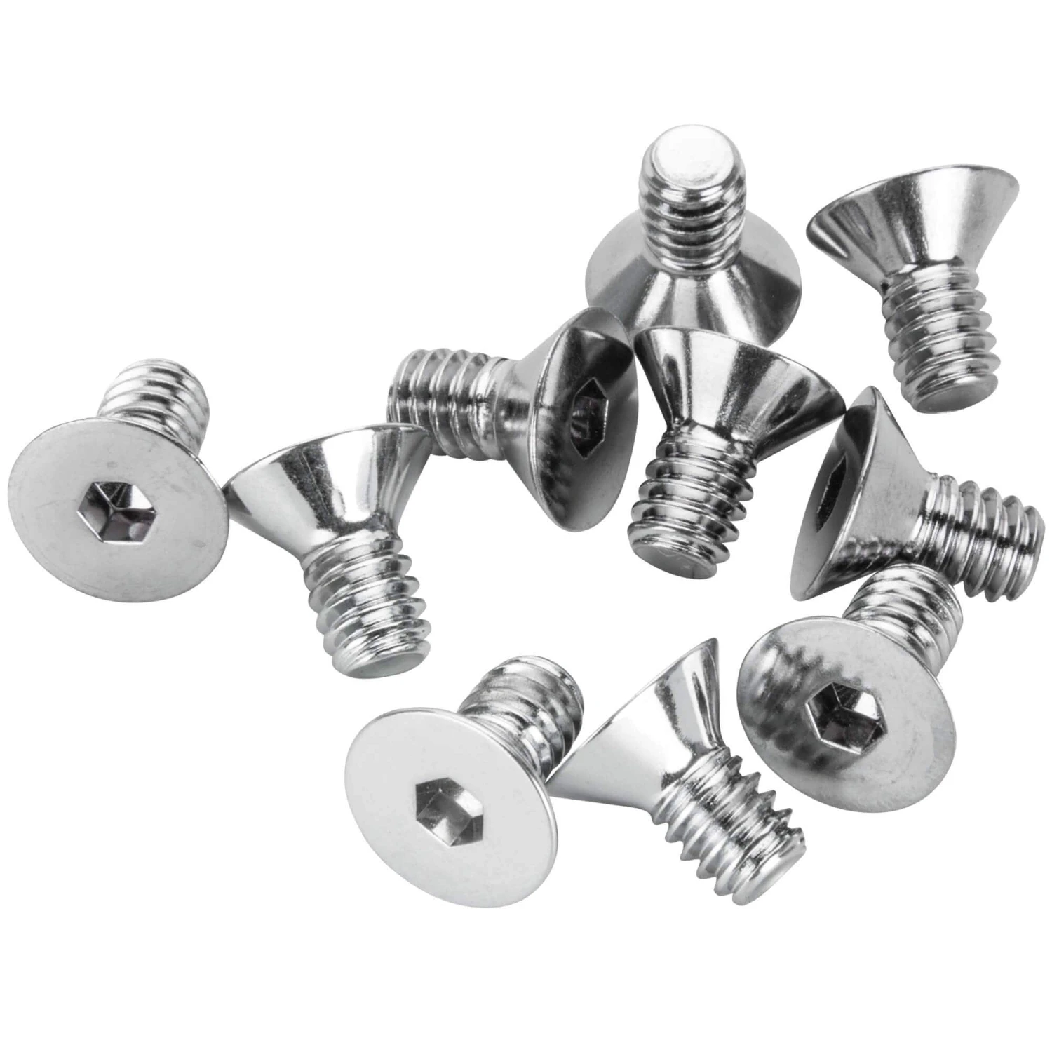 #FHS-153 1/4-20 X 1/2 Length Chrome Flat Head Allen Bolt 10 Pack 1 #FHS-153 1/4-20 X 1/2 Length Chrome Flat Head Allen Bolt 10 Pack