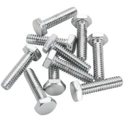#HHC-603 1/4-20 X 1 Length Chrome Hex Head Bolt 10 Pack