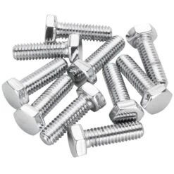 #HHC-612 5/16-18 X 1 Length Chrome Hex Head Bolt 10 Pack