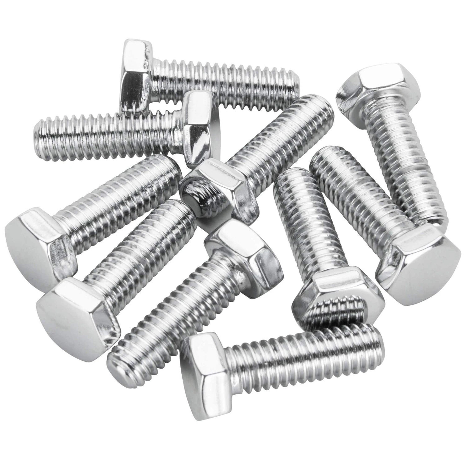 #HHC-612 5/16-18 X 1 Length Chrome Hex Head Bolt 10 Pack 1 #HHC-612 5/16-18 X 1 Length Chrome Hex Head Bolt 10 Pack