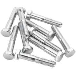 #HHC-615 5/16-18 X 1-3/4 Length Chrome Hex Head Bolt 10 Pack