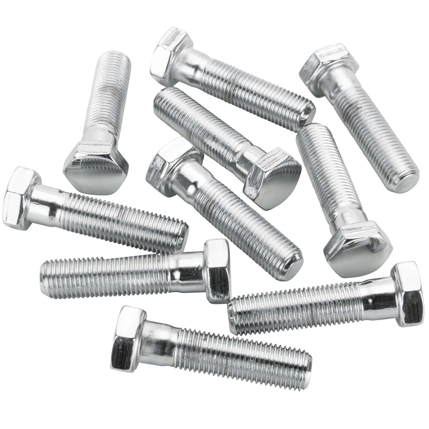 #HHC-671 3/8-24 X 1-1/2 Length Chrome Hex Head Bolt 10 Pack 1 #HHC-671 3/8-24 X 1-1/2 Length Chrome Hex Head Bolt 10 Pack