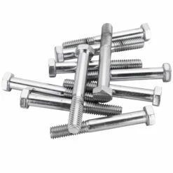#HHC-687 3/8-16 X 2-3/4 Length Chrome Hex Head Bolt 10 Pack