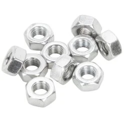 #HN-400 1/4-28 Chrome Hex Nut 10 Pack