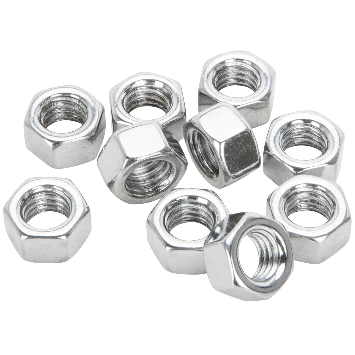 #HN-408 3/8-16 Chrome Hex Nut 10 Pack 1 #HN-408 3/8-16 Chrome Hex Nut 10 Pack