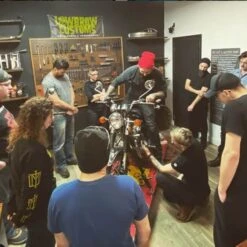 Moto Parts And Accessories Banner -Motor Parts Hub Logo Banner Hanging 4