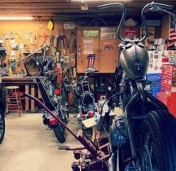 Stamped Metal Shop Signs -Motor Parts Hub Logo Tin Sign Hanging 3