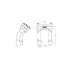 Murdock Pullback Risers - Black - 6 Inch -Motor Parts Hub MurdockPullback6