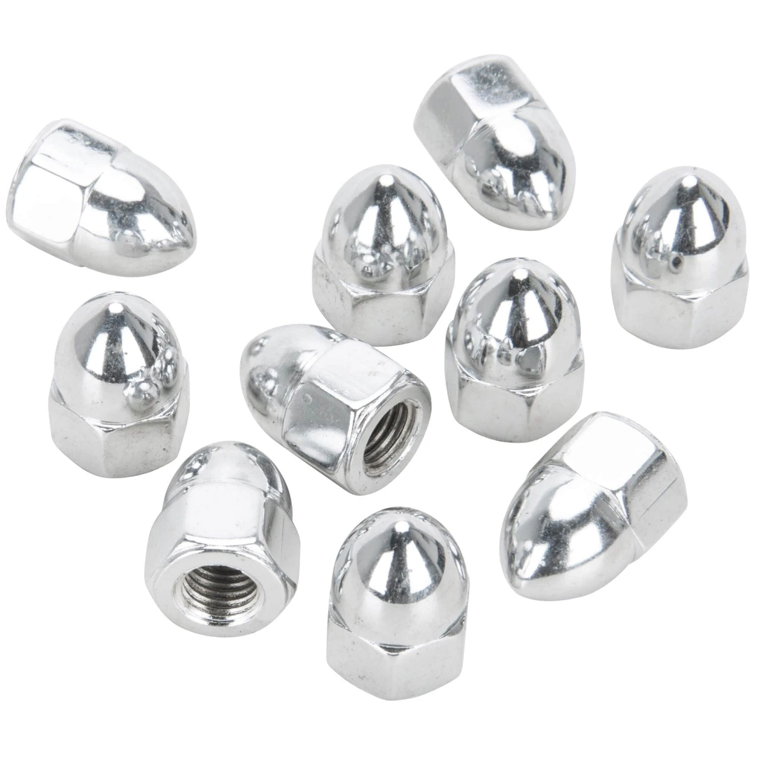 #PAN-153 5/16-24 Chrome OEM Acorn Nut 10 Pack 1 #PAN-153 5/16-24 Chrome OEM Acorn Nut 10 Pack
