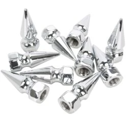 #PN-306 1/2-20 Chrome Pike Nut 10 Pack