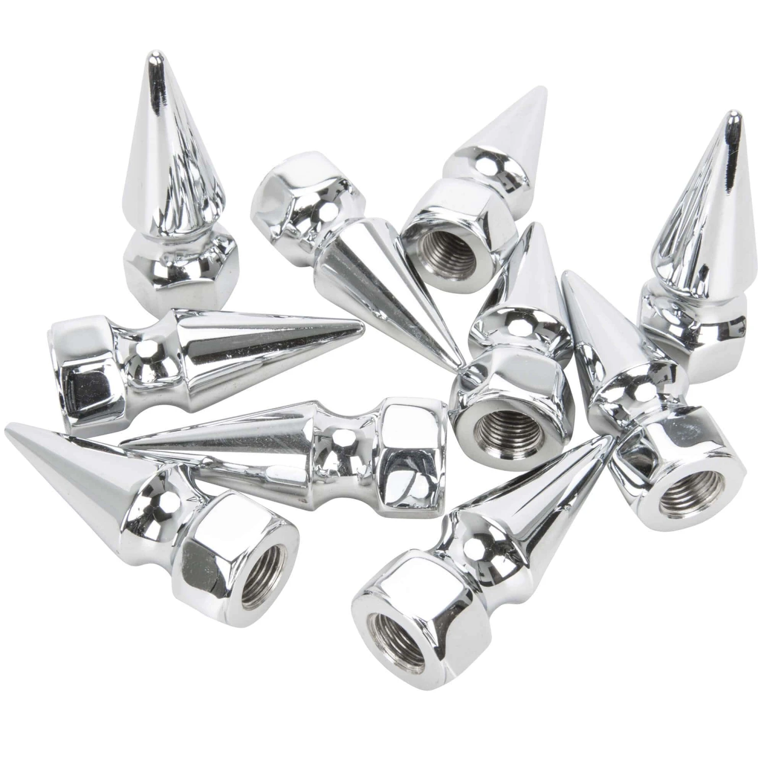 #PN-306 1/2-20 Chrome Pike Nut 10 Pack 1 #PN-306 1/2-20 Chrome Pike Nut 10 Pack