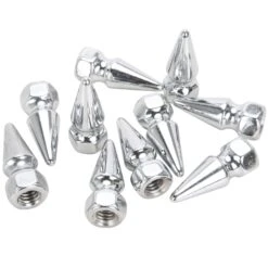 #PN-312 5/16-18 Chrome Pike Nut 10 Pack