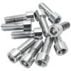 #PSHC-2022 7/16-14 X 1-1/4 Length Chrome Polished Allen Bolt 10 Pack