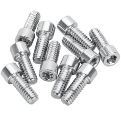 #PSHC-257 1/4-20 X 5/8 Length Chrome Polished Allen Bolt 10 Pack