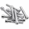 #PSHC-263 1/4-20 X 1-1/2 Length Chrome Polished Allen Bolt 10 Pack