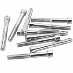 #PSHC-265 1/4-20 X 2 Length Chrome Polished Allen Bolt 10 Pack