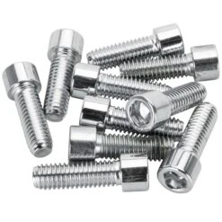 #PSHC-287 3/8-16 X 1-1/8 Length Chrome Polished Allen Bolt 10 Pack