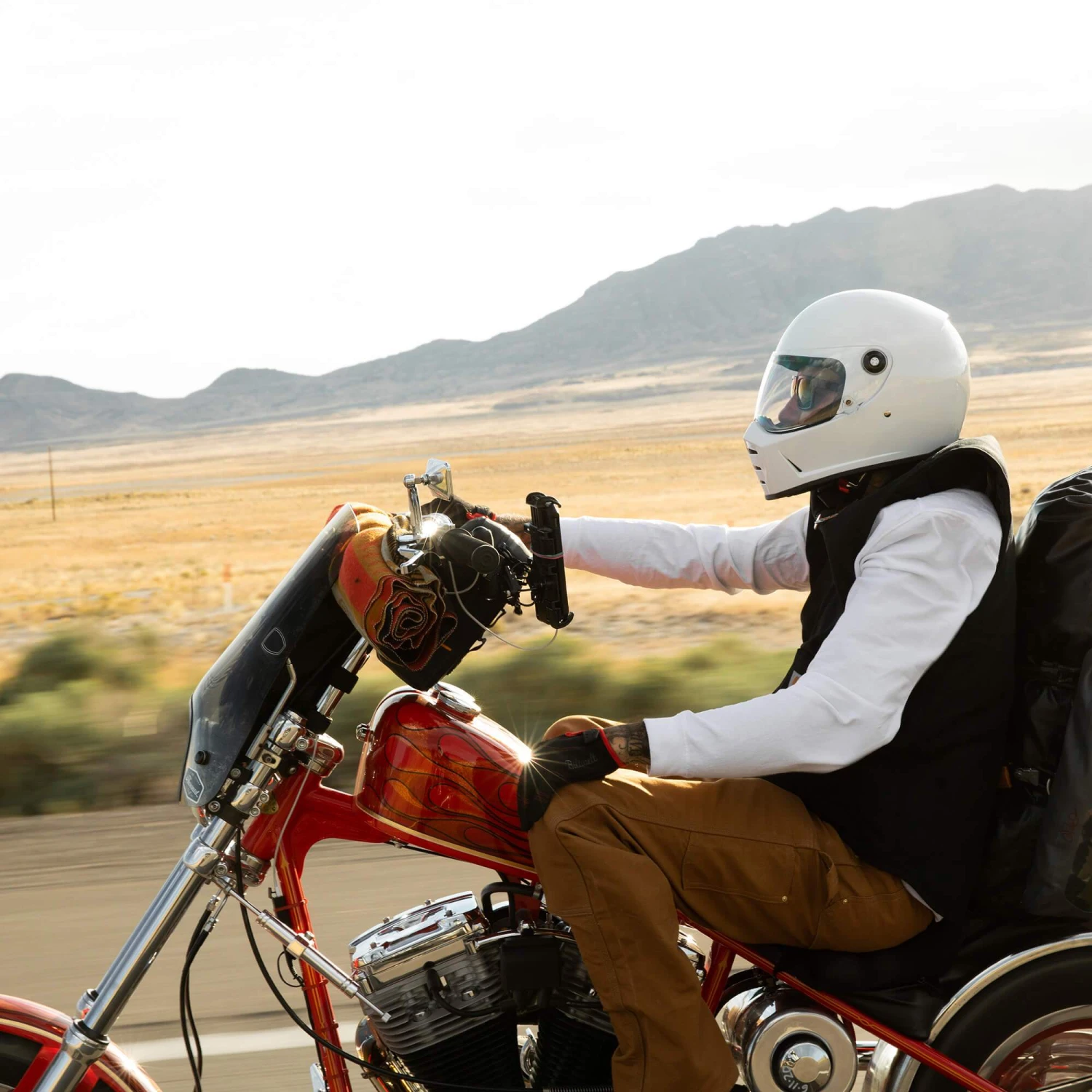 Utility Mirror Rectangle Perch Mount - Chrome 6 Utility Mirror Rectangle Perch Mount - Chrome - Image 6