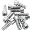 #SHC-9016 7/16-14 X 1-1/4 Length Chrome Socket Head Allen Bolt 10 Pack