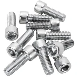 #SHC-9016 7/16-14 X 1-1/4 Length Chrome Socket Head Allen Bolt 10 Pack