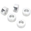 #SPC-002 1/4 ID X 1/4 Length Chrome Steel Universal Spacer 5 Pack