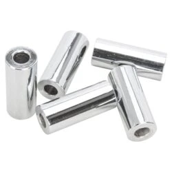 #SPC-049 1/4 ID X 1-3/8 Length Chrome Steel Universal Spacer 5 Pack