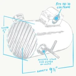 Clamp On Aluminum Oil Tank - 1954 - 1970 Triumph 650 - Finned Ends 11 Clamp On Aluminum Oil Tank - 1954 - 1970 Triumph 650 - Finned Ends -Motor Parts Hub choppahead motorcycle parts clamp on aluminum oil tank 1954 1970 triumph 650 finned ends 14019950051375