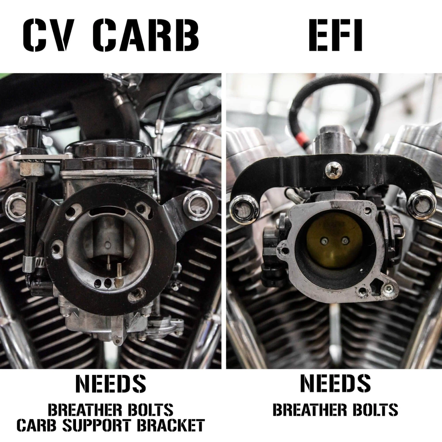 Louvered Air Cleaner For Harley CV / EFI 1991-2020 - Black 6 Louvered Air Cleaner For Harley CV / EFI 1991-2020 - Black - Image 6