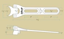 Stainless Steel Solo Seat Hinge/Pivot - Polished -Motor Parts Hub fitment image 35 1418836217 stainless hinge