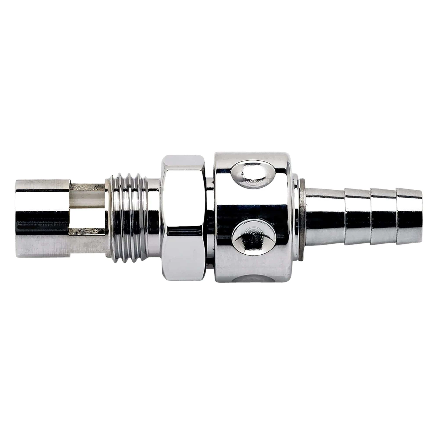 Carb Mounted Chrome Petcock For S&S Carburetor 2 Carb Mounted Chrome Petcock For S&S Carburetor - Image 2