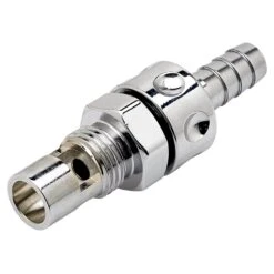 Carb Mounted Chrome Petcock For S&S Carburetor 5 Carb Mounted Chrome Petcock For S&S Carburetor -Motor Parts Hub kustomtech s and s super e chrome petcock 2