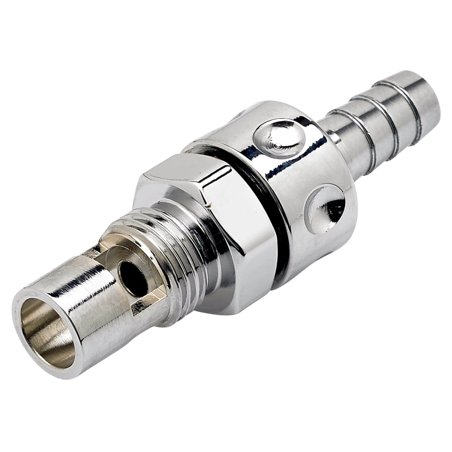 Carb Mounted Chrome Petcock For S&S Carburetor 3 Carb Mounted Chrome Petcock For S&S Carburetor - Image 3