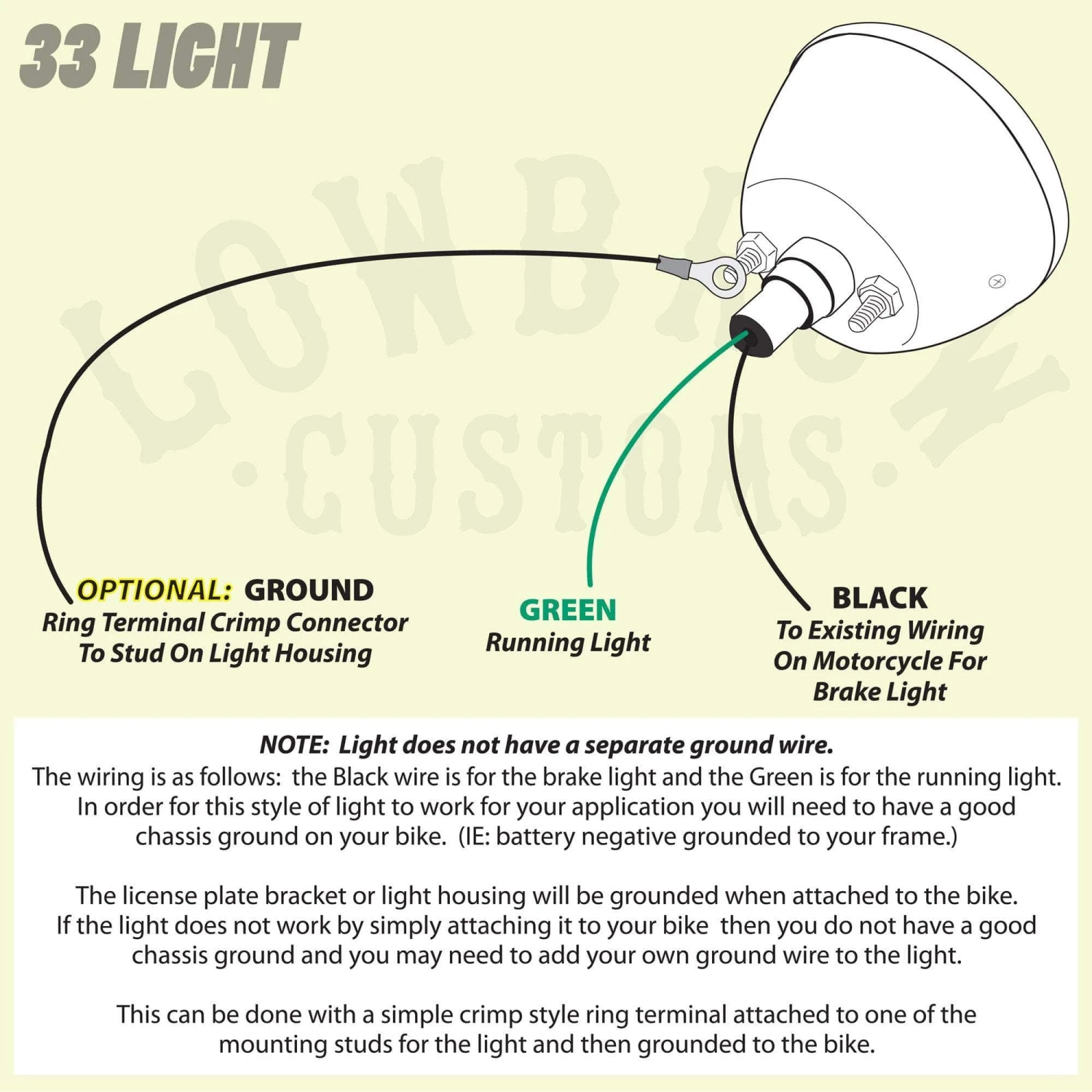 1933 - 1936 Ford Blacked Out Tail Light For Your Bobber Or Chopper 4 1933 - 1936 Ford Blacked Out Tail Light For Your Bobber Or Chopper - Image 4