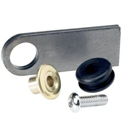 Rubber Mount Finger Tabs - 1/4 Inch Thick - Brass Washer