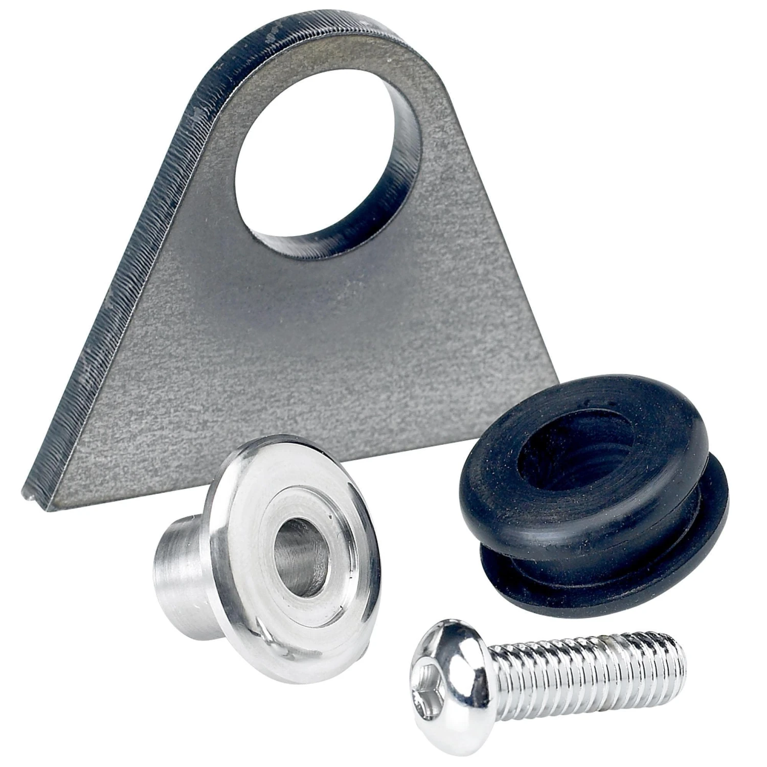 Rubber Mount Triangular Tabs - 1/4 Inch Thick - Aluminum Washer 1 Rubber Mount Triangular Tabs - 1/4 Inch Thick - Aluminum Washer