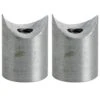 Coped Steel Bungs 1 Inch Dia. 1 Inch Long - 3/8-16 Thread - 2 Pack