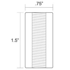 Threaded Steel Bungs 1-1/2 Inch Long - 3/8-16 Thread - 4 Pack -Motor Parts Hub large 1369 001369