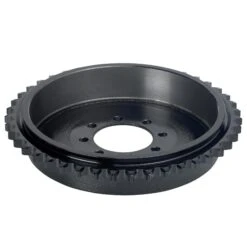 Brake Drum With 43 Tooth Sprocket Triumph OEM #37-1276 -Motor Parts Hub large 1387 1387 brake drum 43 tooth sprocket 37 1276 triumph 4