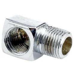 1/8 Inch NPT X 1/8 Inch NPT 90 Degree Street Elbow - Chrome