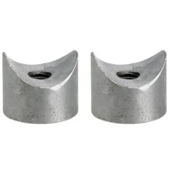 Coped Steel Bungs 1 Inch Dia. 1/2 Inch Long - 5/16-18 Thread - 2 Pack